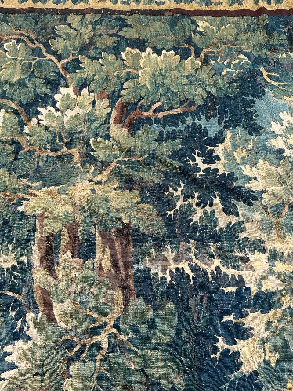Wunderbarer großer französischer Aubusson-Wandteppich des 18. Jahrhunderts, Verdure im Angebot 2