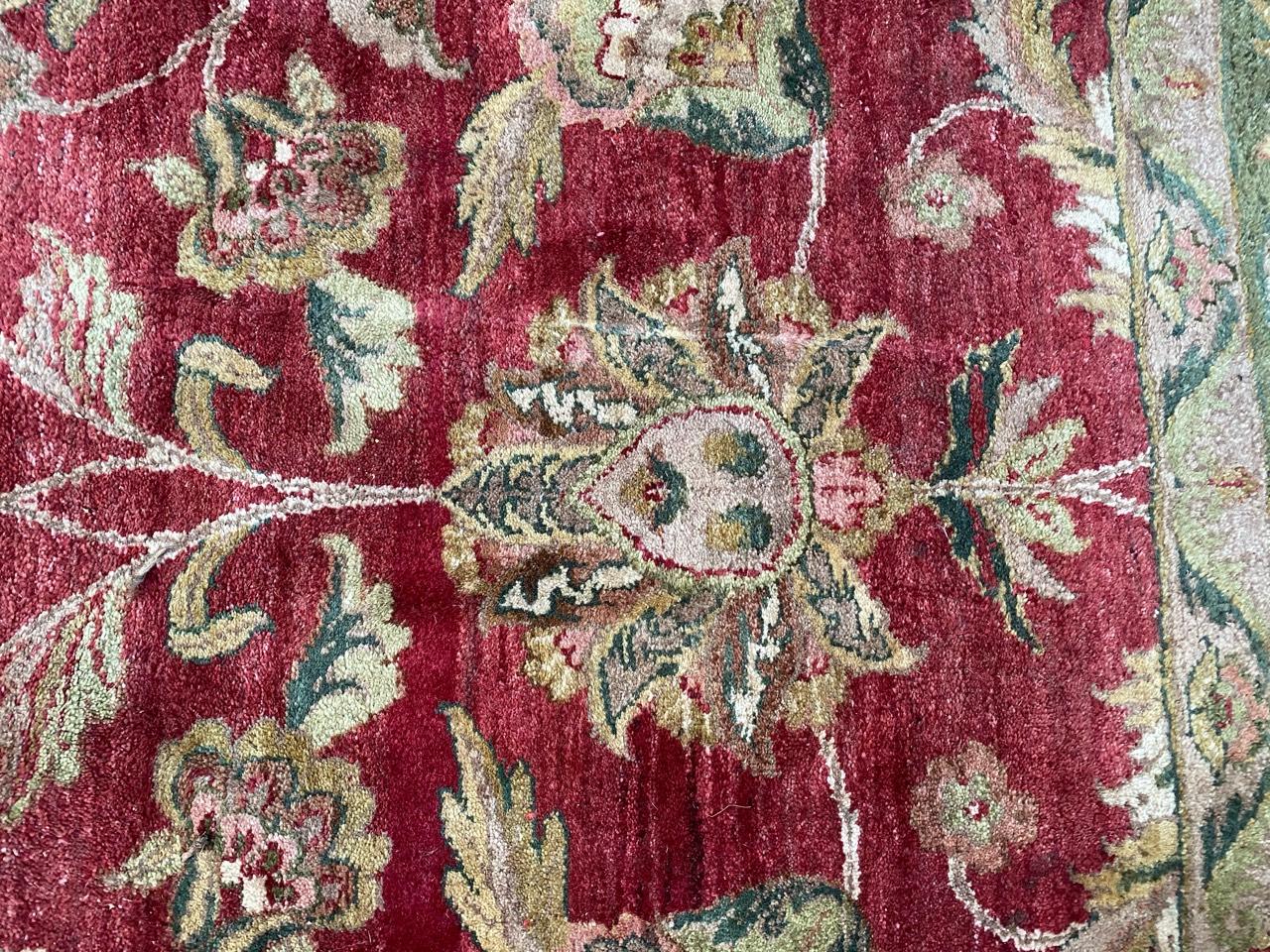 20th Century Bobyrug’s Wonderful Large Agra Carpet For Sale
