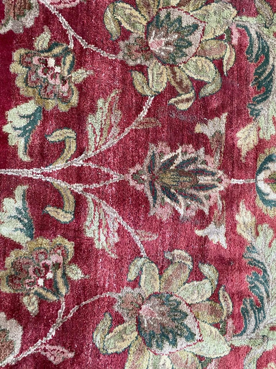 Bobyrug’s Wonderful Large Agra Carpet For Sale 1