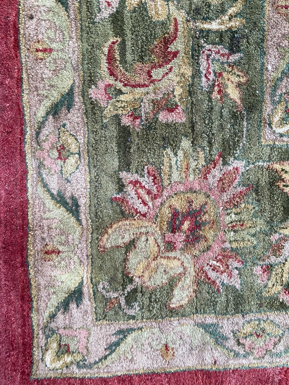 Bobyrug’s Wonderful Large Agra Carpet For Sale 2