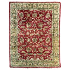 Vintage Bobyrug’s Wonderful Large Agra Carpet