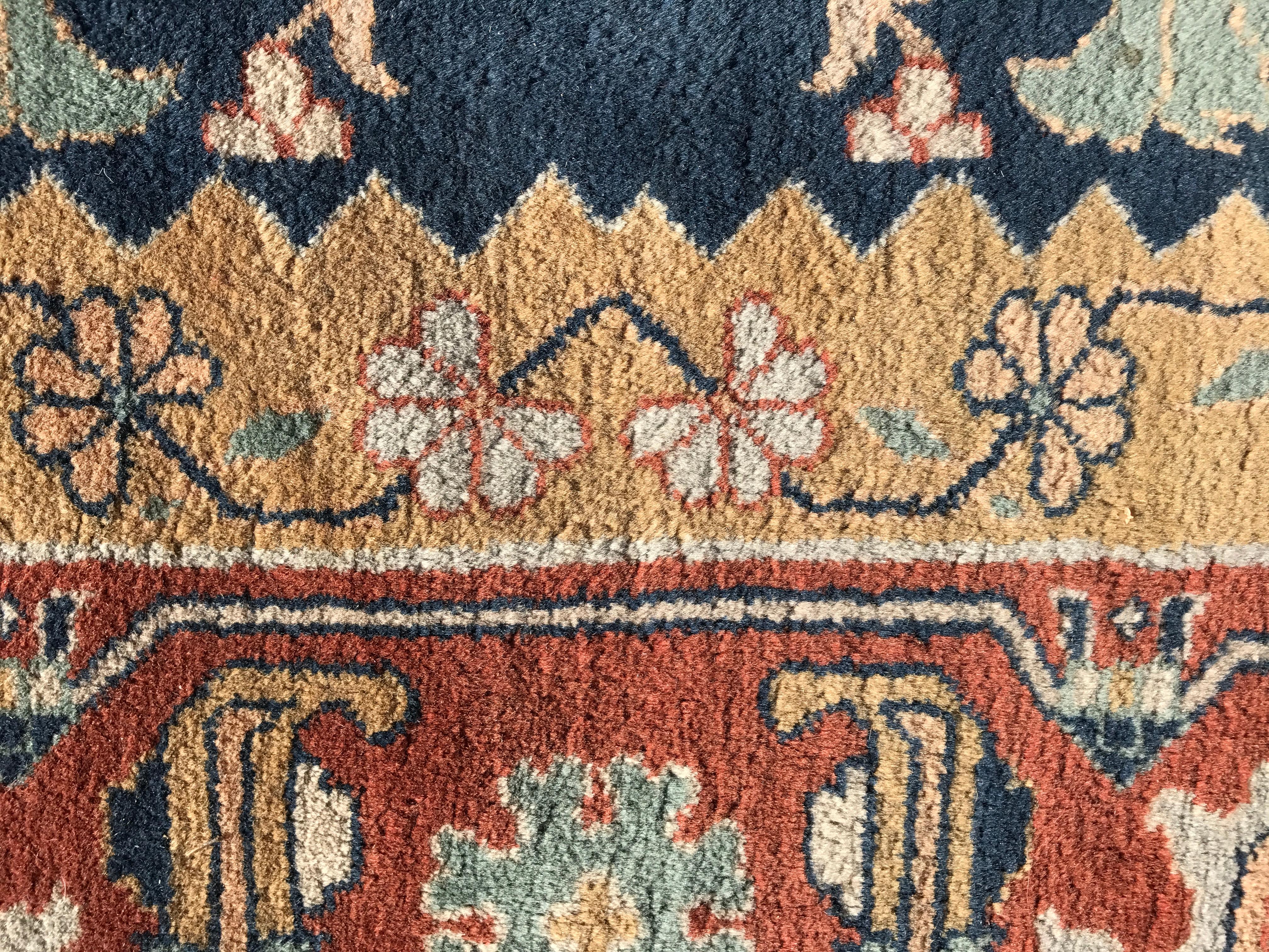 Bobyrug's Wunderschöner großer und feiner Mahal Style Teppich im Angebot 4