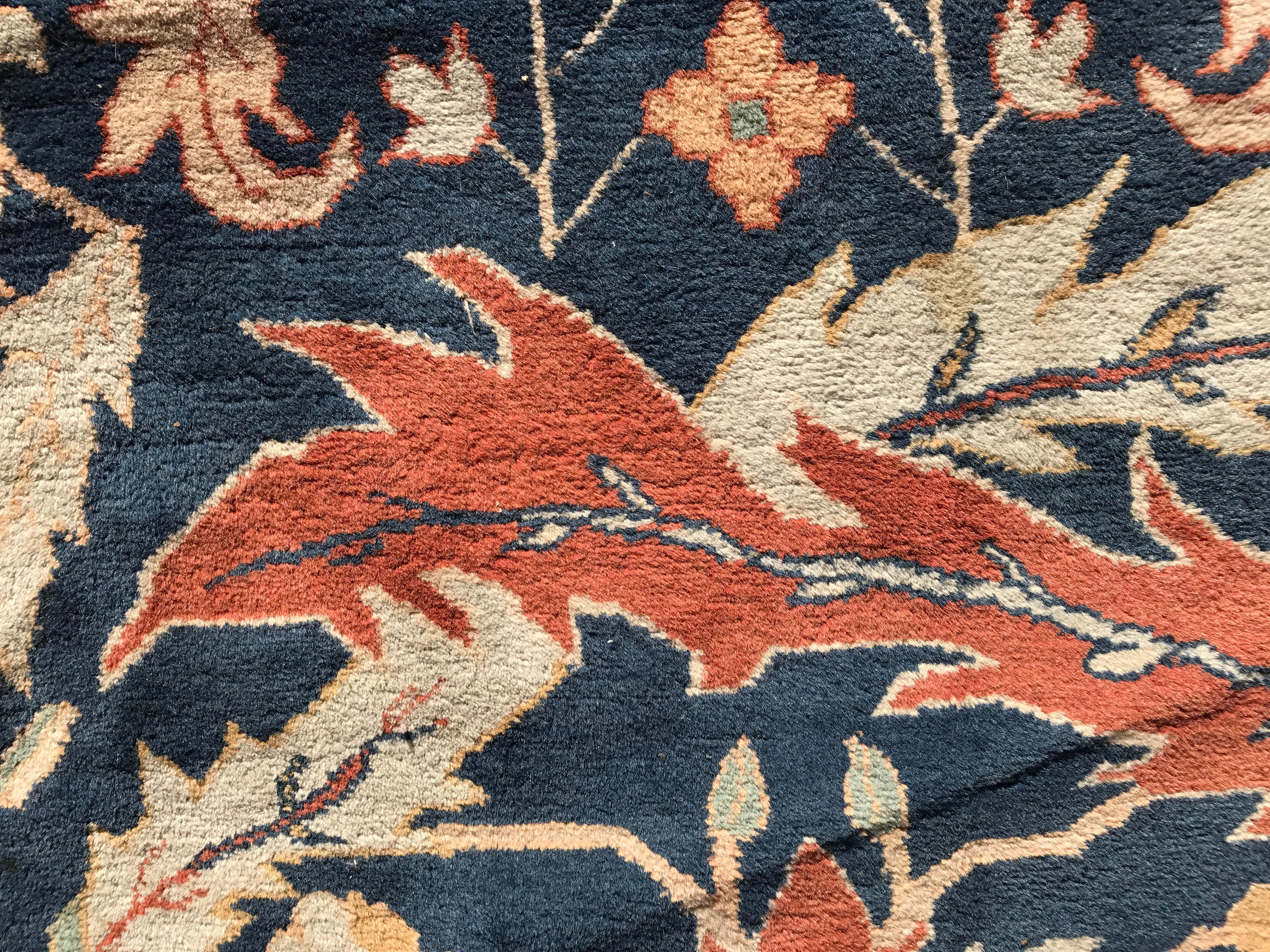 Bobyrug's Wunderschöner großer und feiner Mahal Style Teppich (Chinesisch) im Angebot