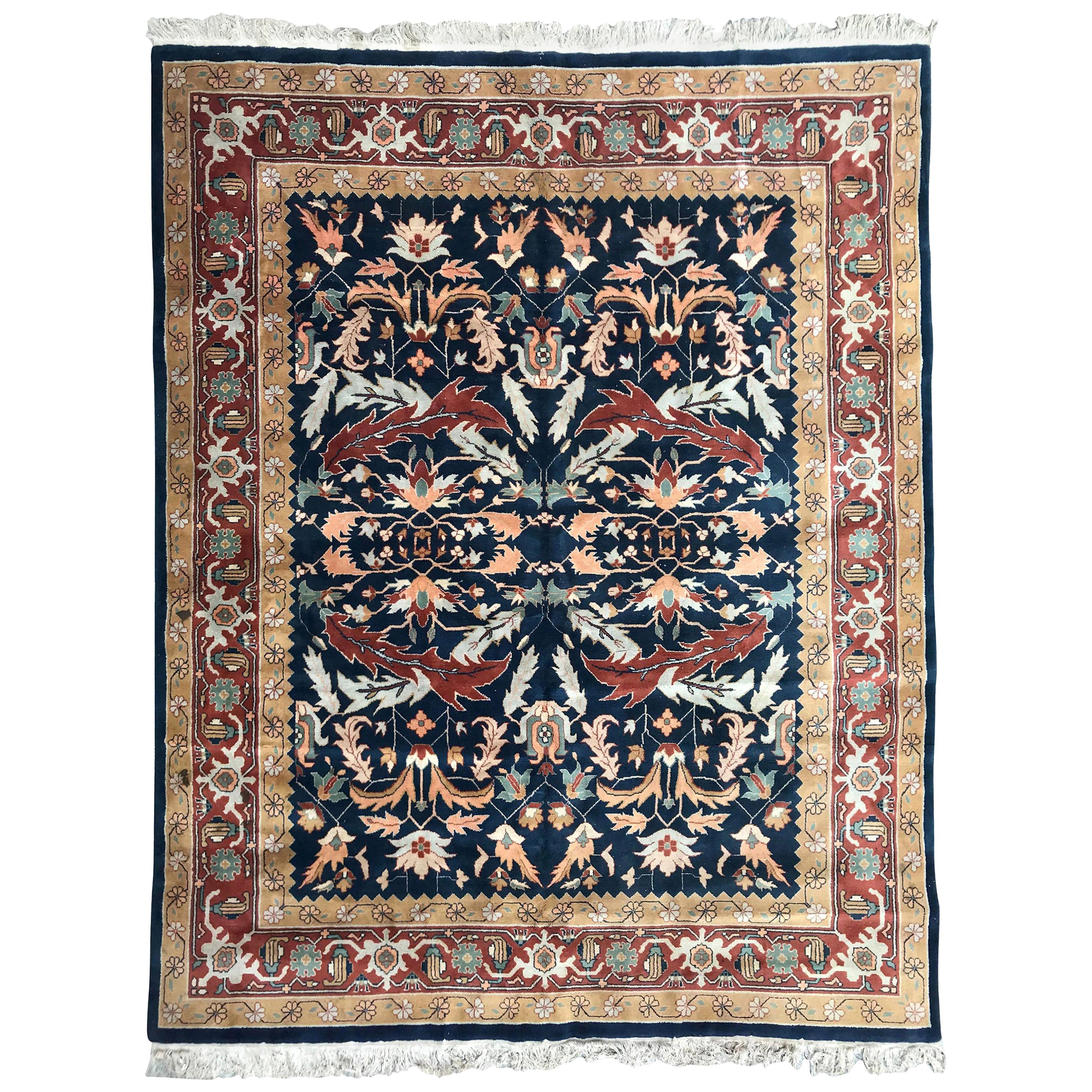 Bobyrug’s Wonderful Large and Fine Mahal Style Rug For Sale