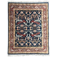 Bobyrug's Wunderschöner großer und feiner Mahal Style Teppich