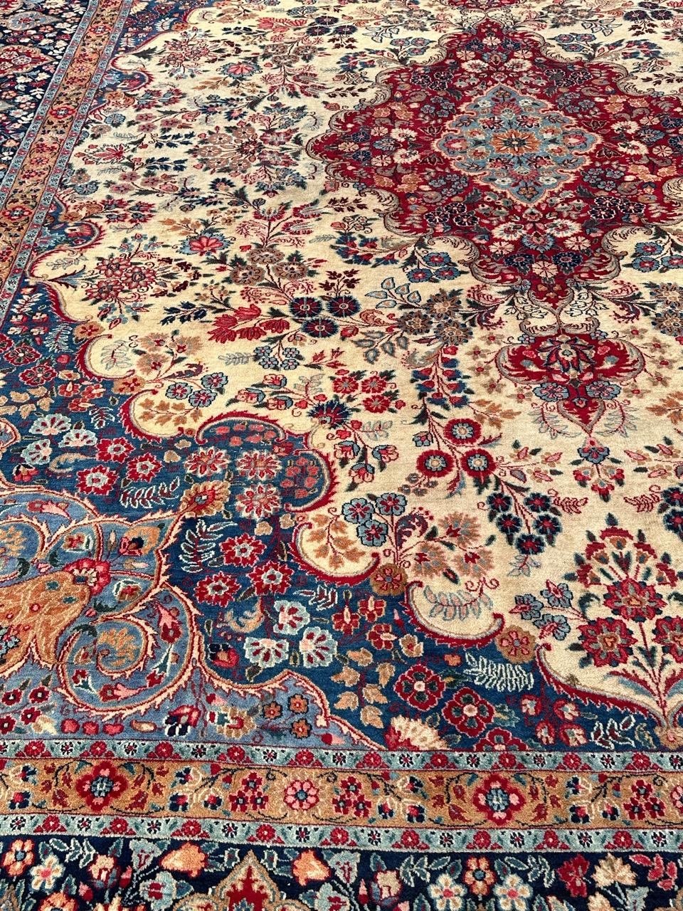Meraviglioso tappeto Moud vintage di grandi dimensioni e di pregio in vendita 4