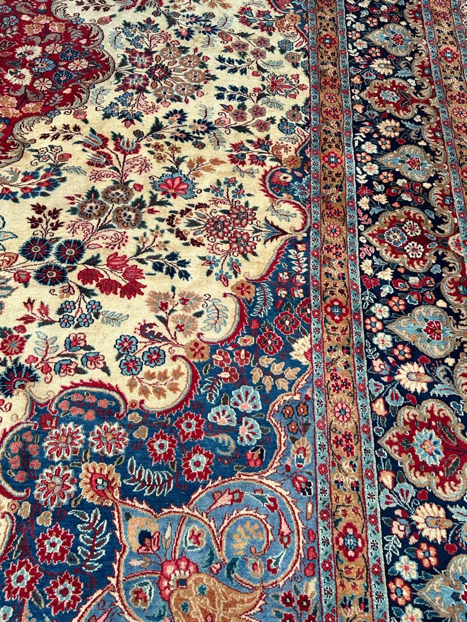 Meraviglioso tappeto Moud vintage di grandi dimensioni e di pregio in vendita 5