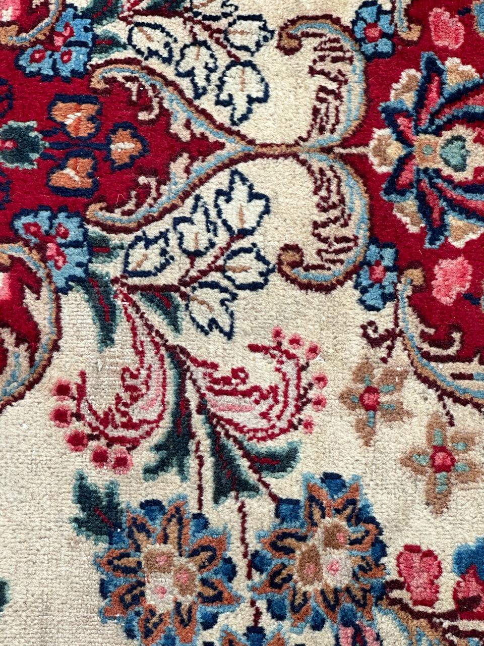 Meraviglioso tappeto Moud vintage di grandi dimensioni e di pregio in vendita 11