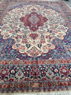 Wonderful large and fine vintage Moud rug