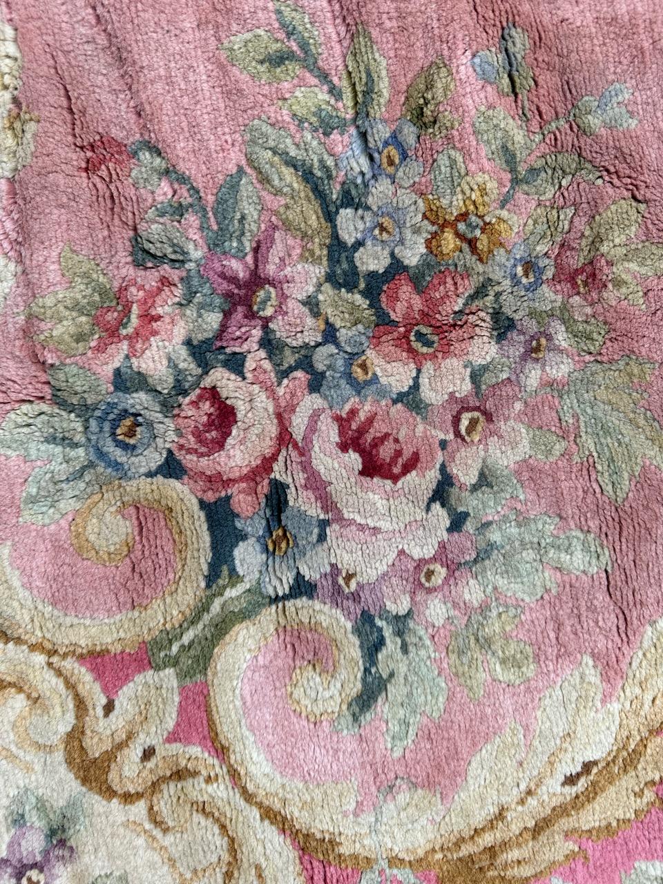 Bobyrug’s Wonderful large antique fine french savonnerie rug For Sale 4