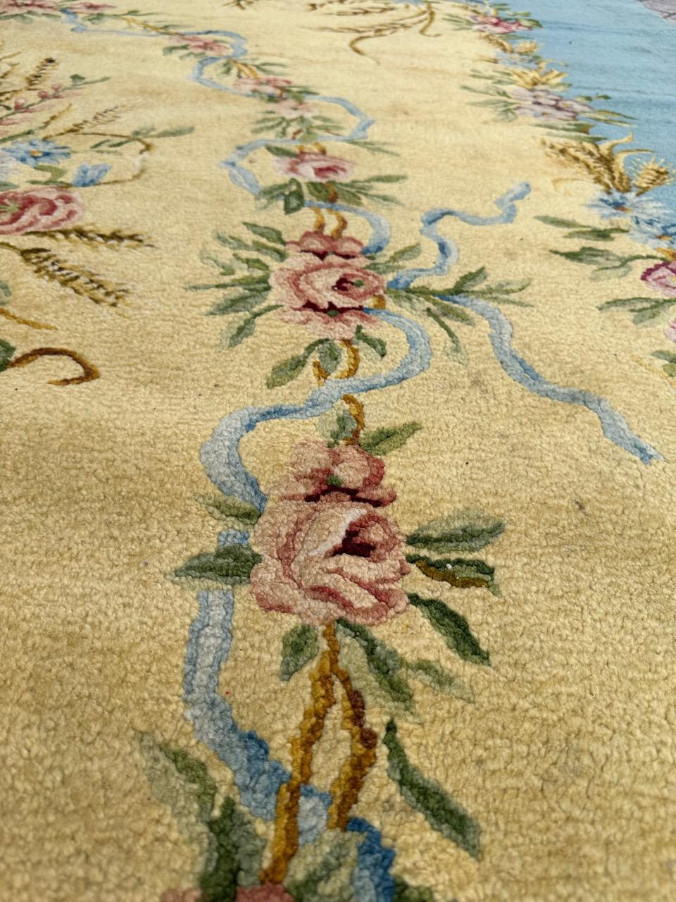 Bobyrug's Wonderful large antique fine french savonnerie rug rug en vente 6