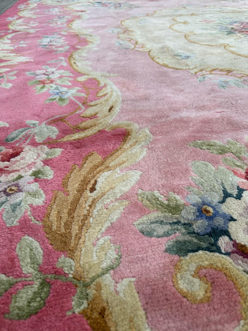 Bobyrug’s Wonderful large antique fine french savonnerie rug For Sale 7