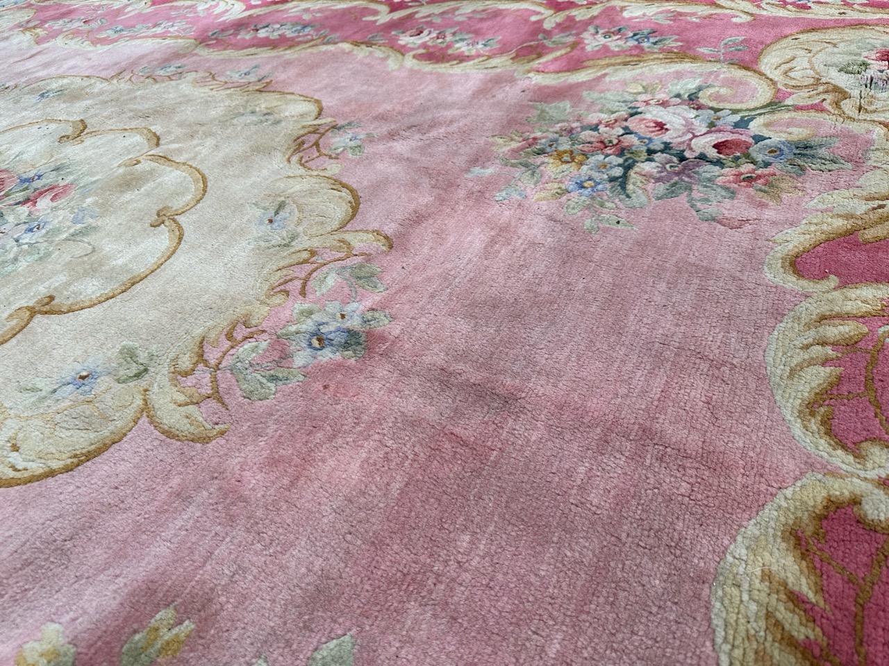 Bobyrug’s Wonderful large antique fine french savonnerie rug For Sale 10
