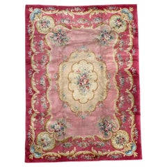 Bobyrug's Wonderful large antique fine french savonnerie rug rug