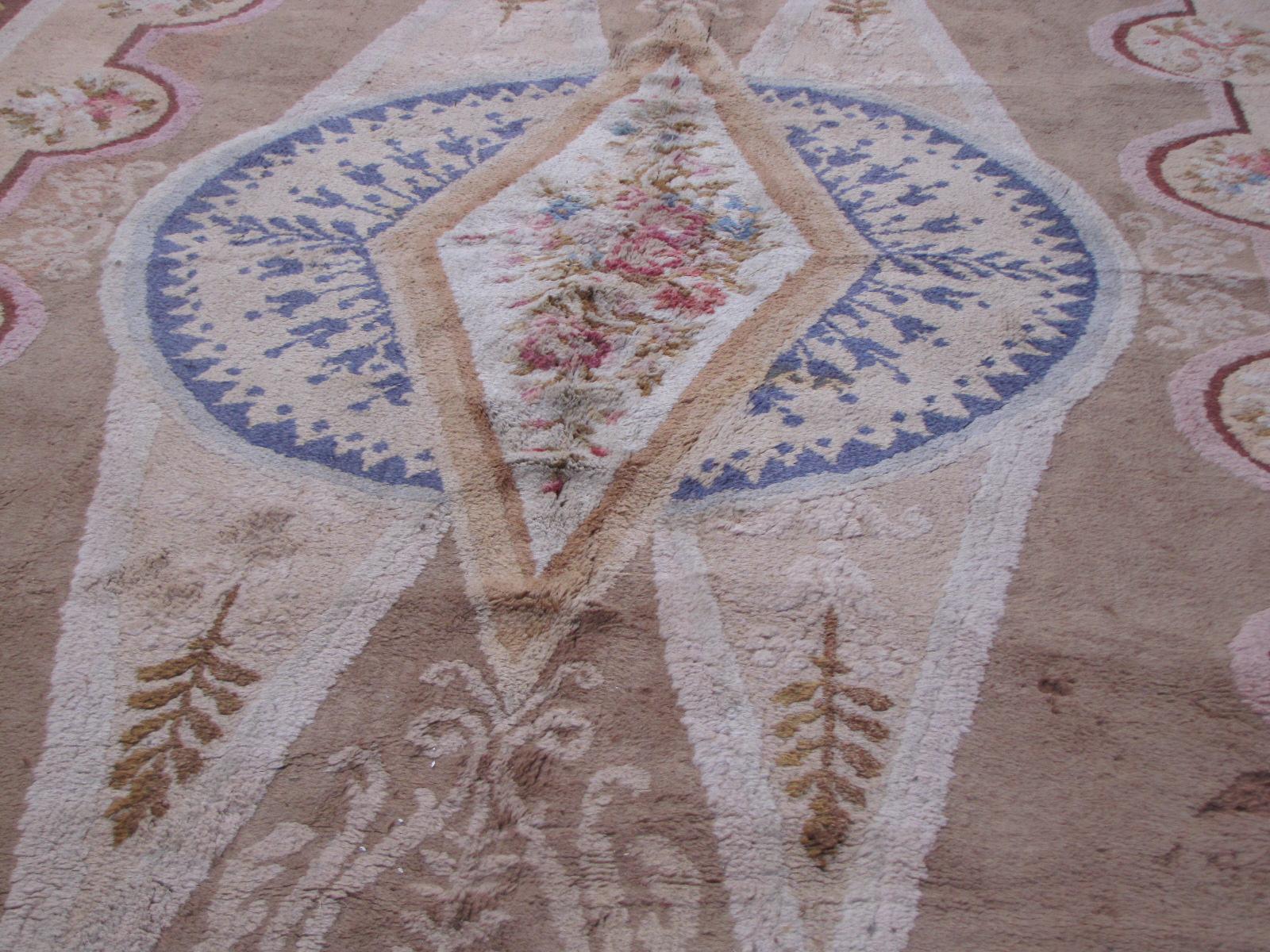 Wool Wonderful Large Antique French Savonnerie Carpet