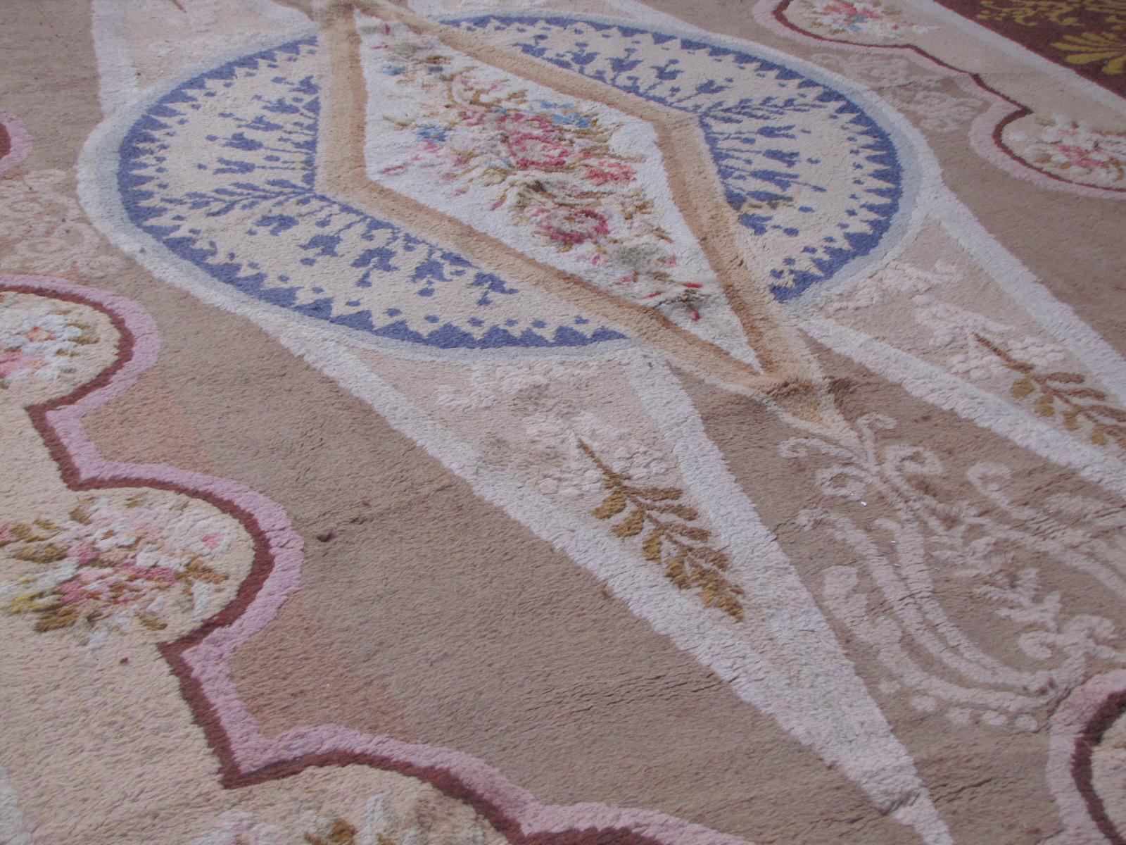 Wonderful Large Antique French Savonnerie Carpet 1