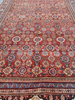 Bobyrug’s Wonderful large Antique Mahal Rug