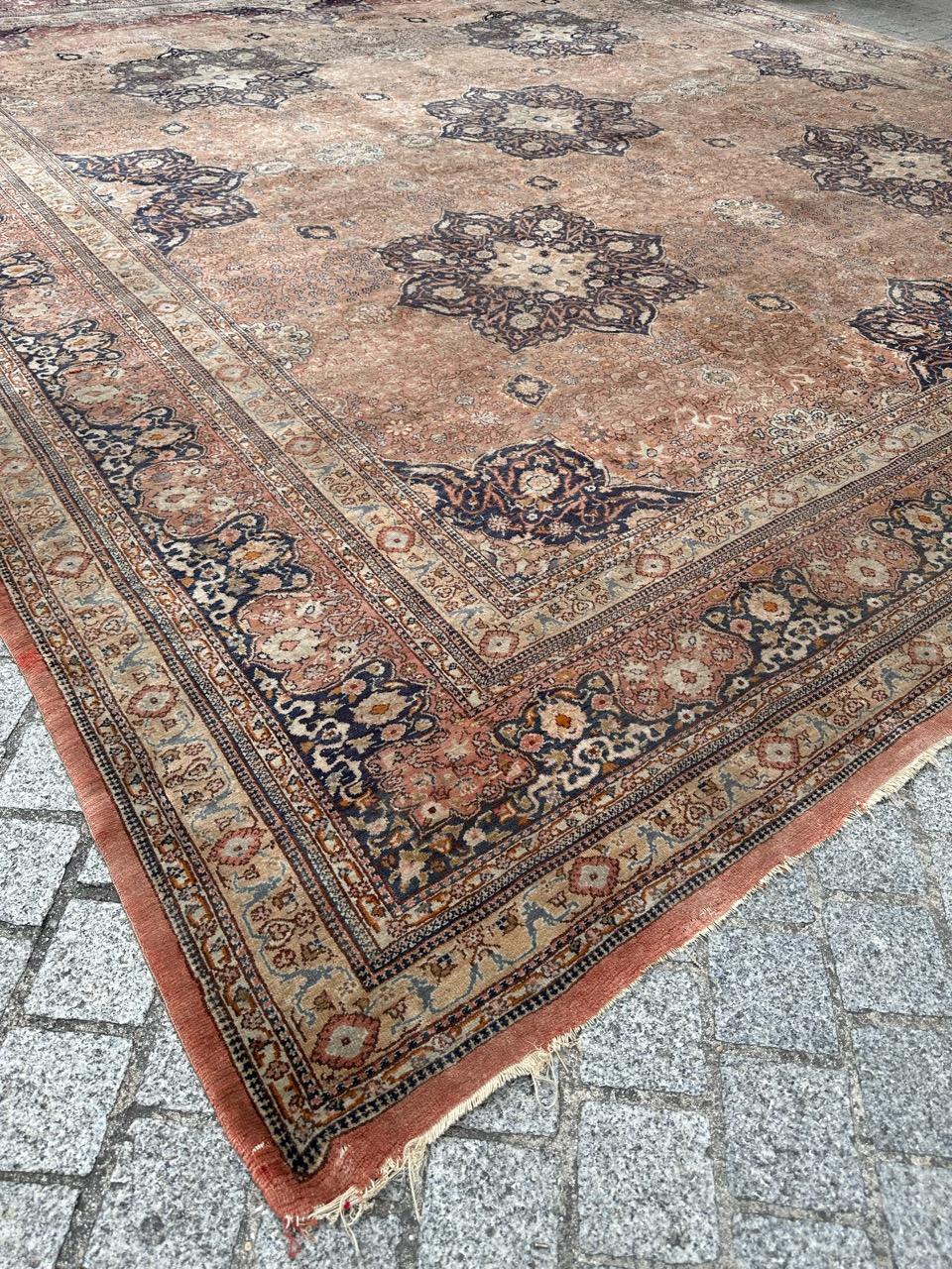 Bobyrug’s Wonderful large antique Turkish fine sivas rug For Sale 12
