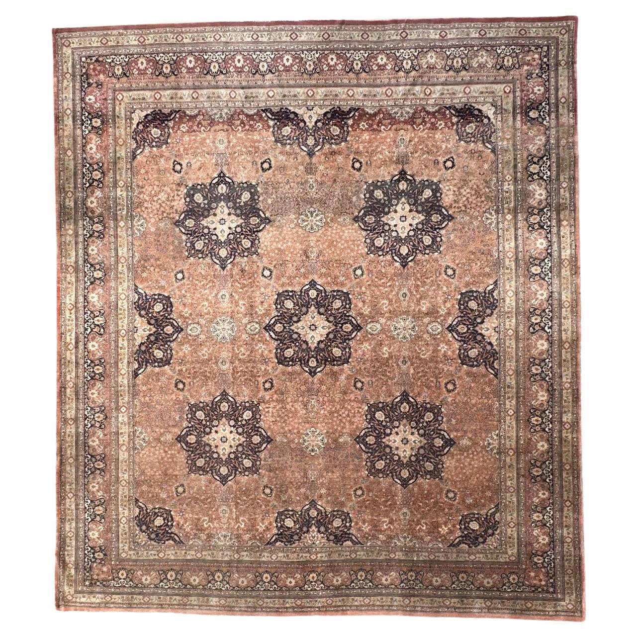 Bobyrug’s Wonderful large antique Turkish fine sivas rug  For Sale