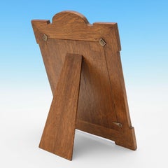 Maravilloso y gran marco de fotos de plata de ley de la época Art Nouveau - 1904