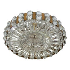 Magnifique grand lustre à plafonnier autrichien vintage, années 1960