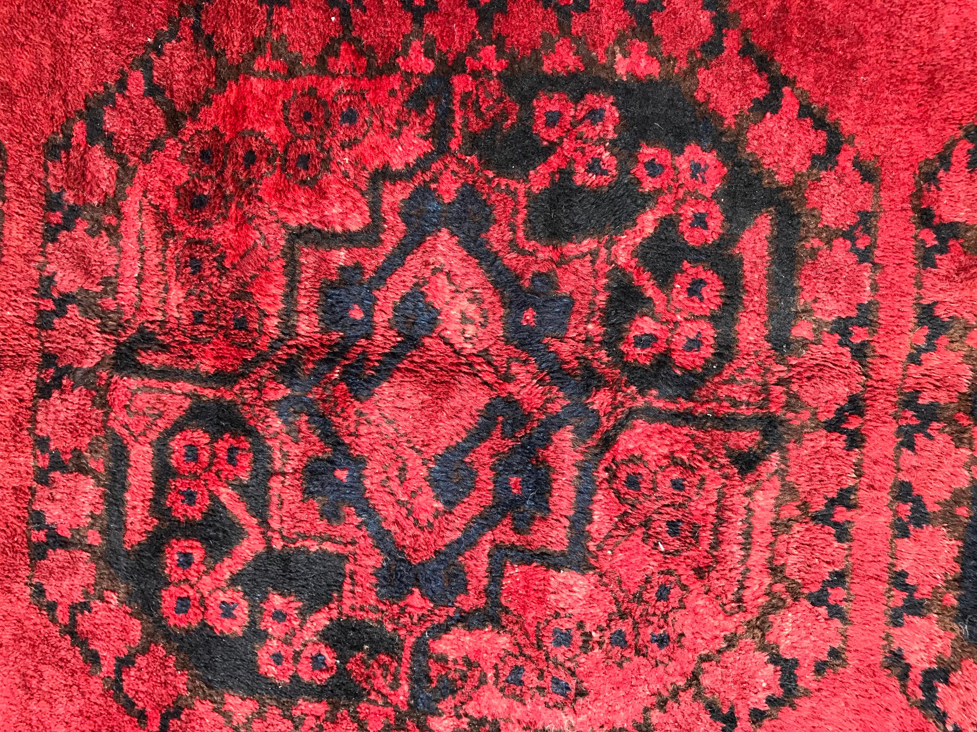 Bobyrug’s Wonderful Large Ersari Afghan Rug For Sale 3