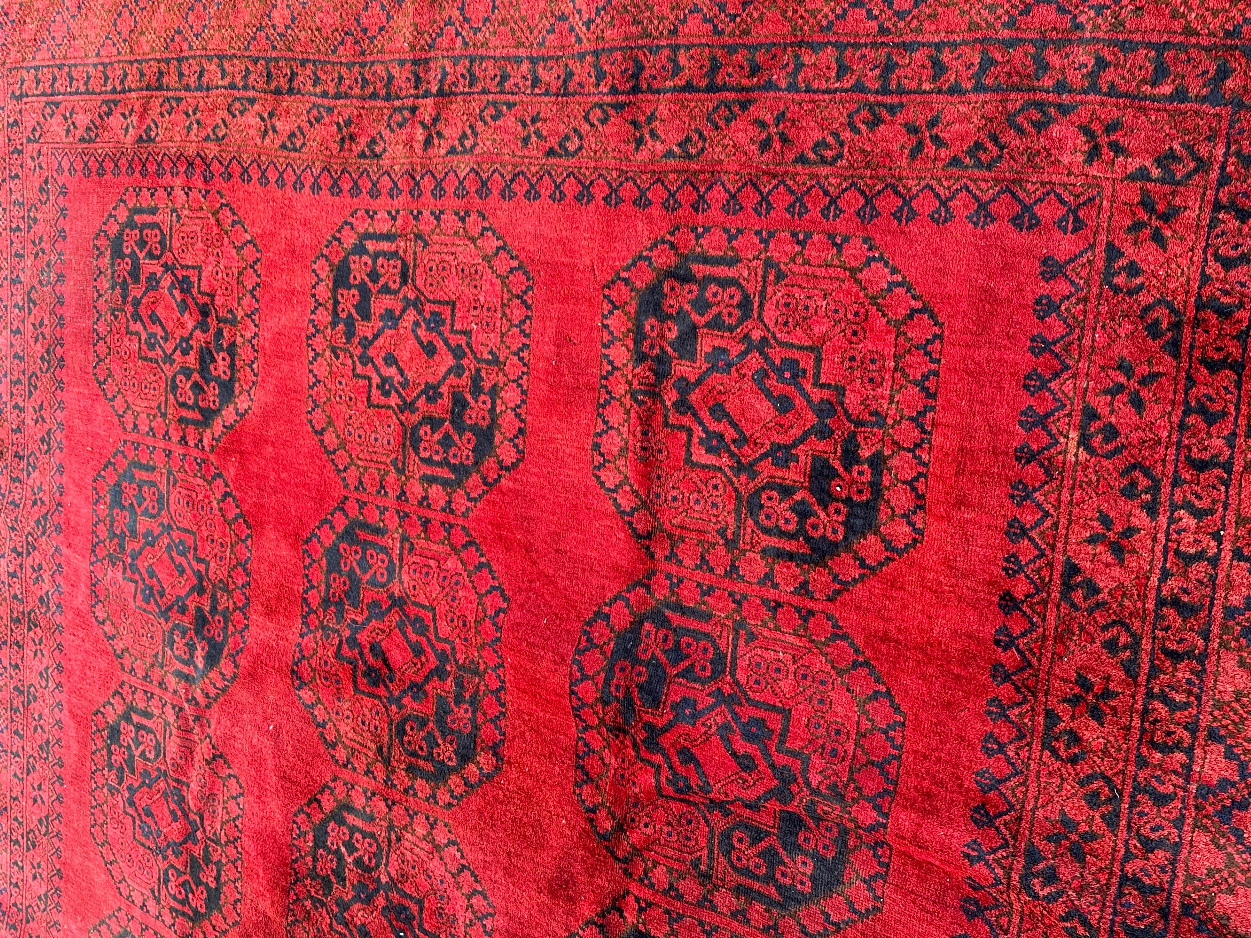 Wonderful Large Ersari Afghan Rug For Sale 10