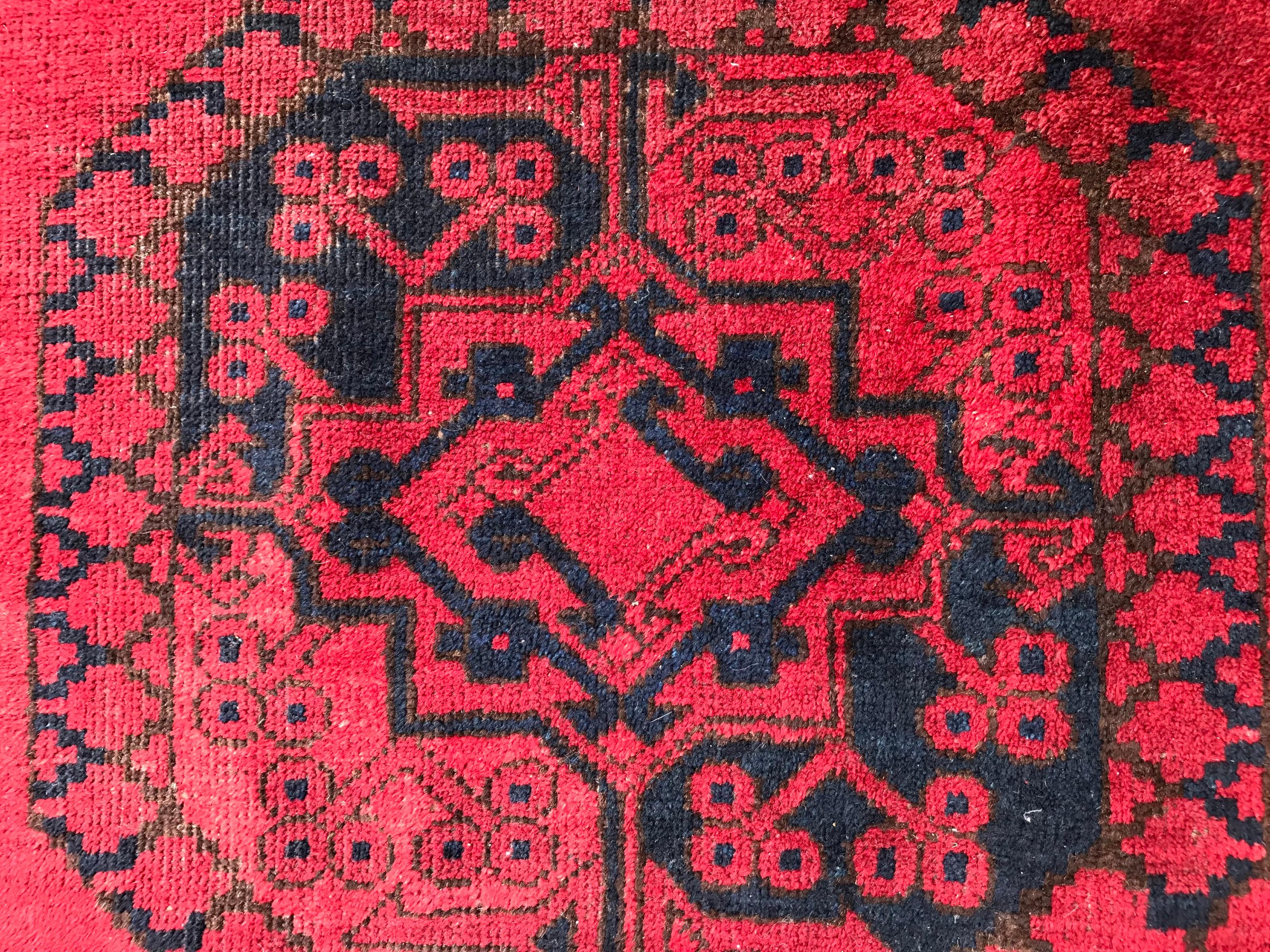 Bobyrug's Wonderful Large Ersari Afghan Rug im Angebot 1