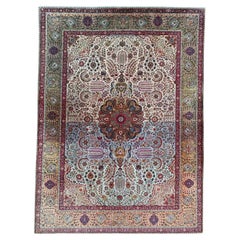 Bobyrug's Wonderful Large Fine Tabriz Rug (Merveilleux grand tapis de Tabriz)