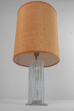 Wonderful Large Glass Table Lamp by Kalmar, Austria, 1970s