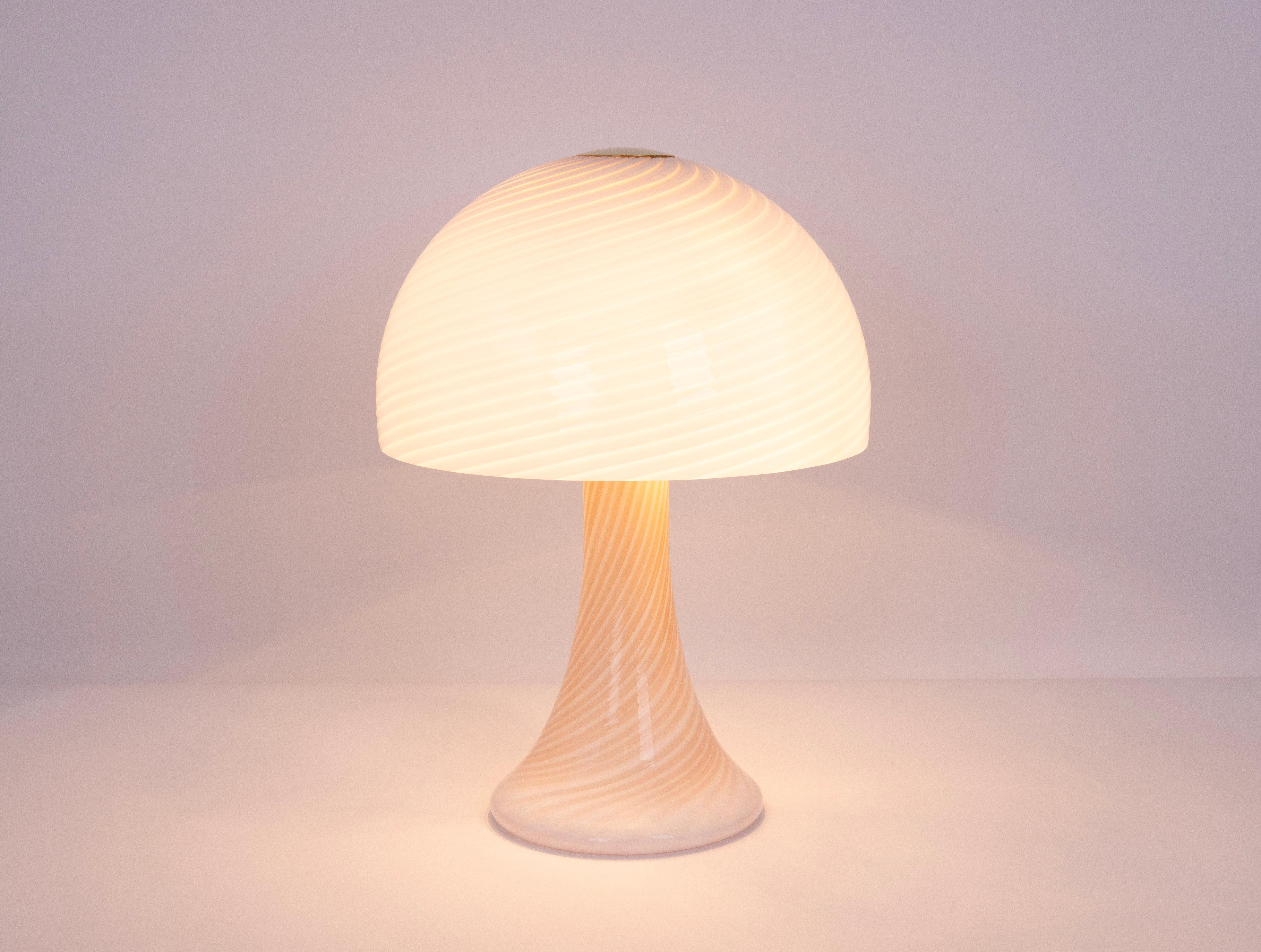 Wonderful Large Glass Table Lamp by Kalmar, Austria, 1980s 2