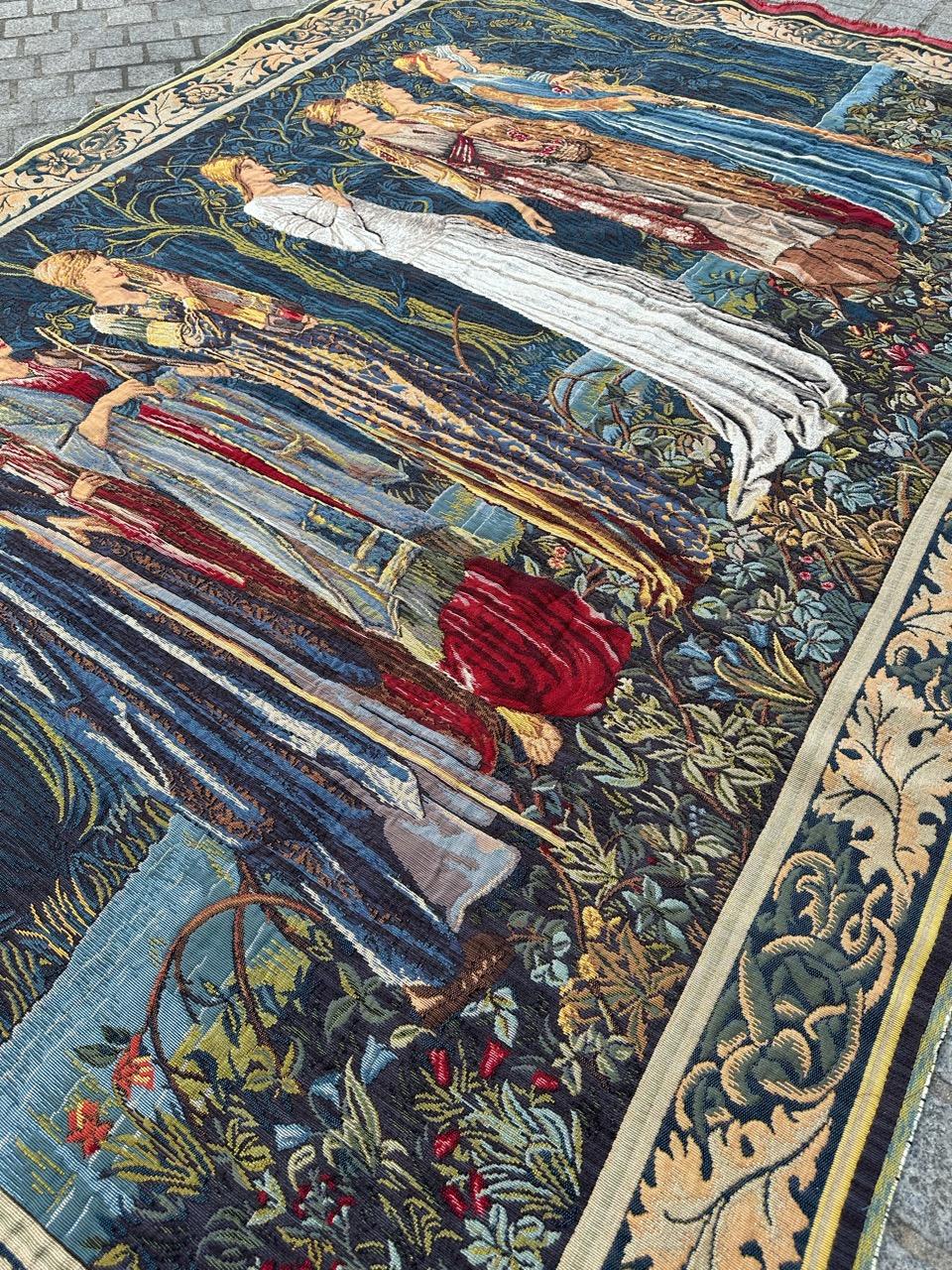 Bobyrug’s Wonderful Large Jaquar Tapestry with Marriage Design  For Sale 4