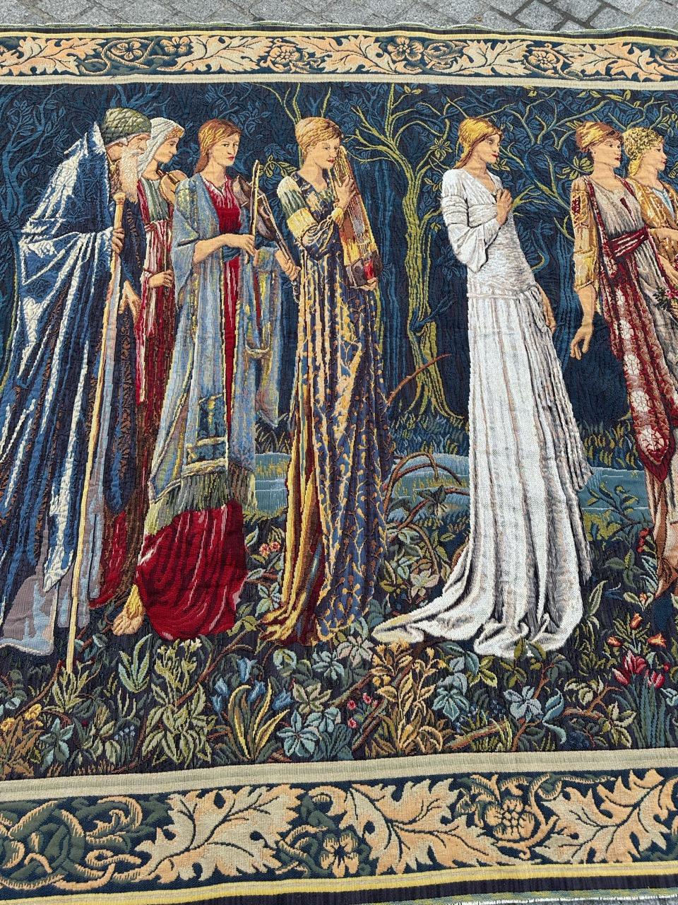 Bobyrug’s Wonderful Large Jaquar Tapestry with Marriage Design  For Sale 12