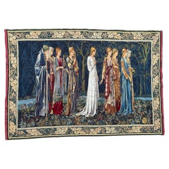 Vintage Bobyrug’s Wonderful Large Jaquar Tapestry with Marriage Design 