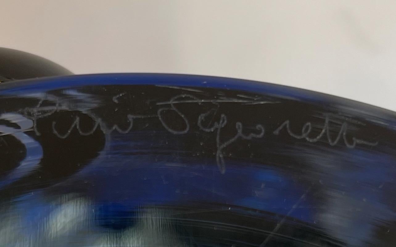 XX secolo Meraviglioso grande vaso Pois in vetro soffiato di Murano firmato della metà del secolo scorso in vendita