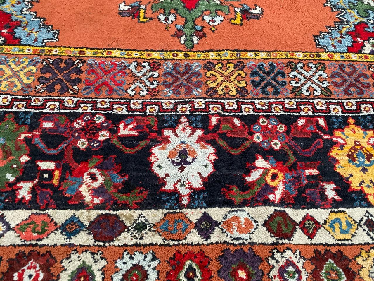 Wonderful Large Midcentury Moroccan Rug In Good Condition For Sale In Saint Ouen, FR