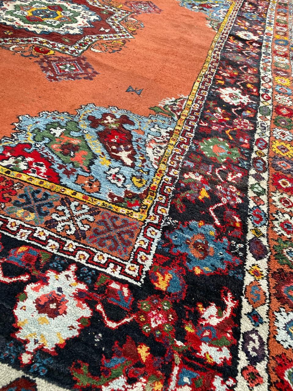 20th Century Wonderful Large Midcentury Moroccan Rug For Sale