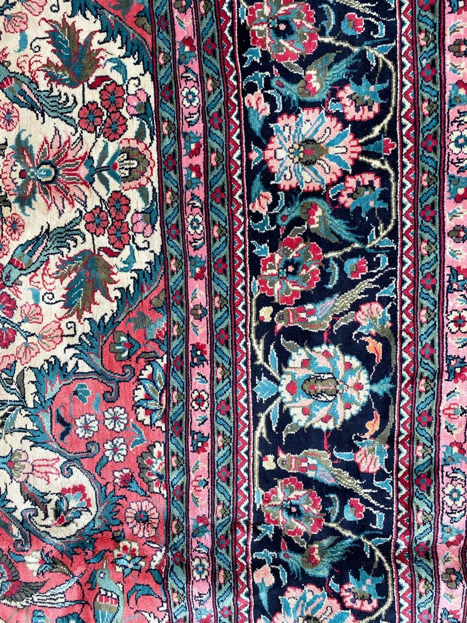 Bobyrug’s Wonderful Large Silk Persian Design Chinese Rug For Sale 6