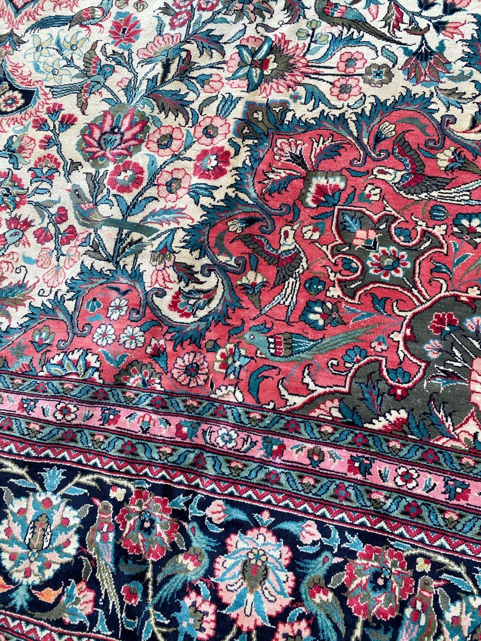 Bobyrug’s Wonderful Large Silk Persian Design Chinese Rug For Sale 8
