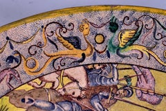 Wonderful Large Tuscan Round Plate (Siena) from the 18th Century