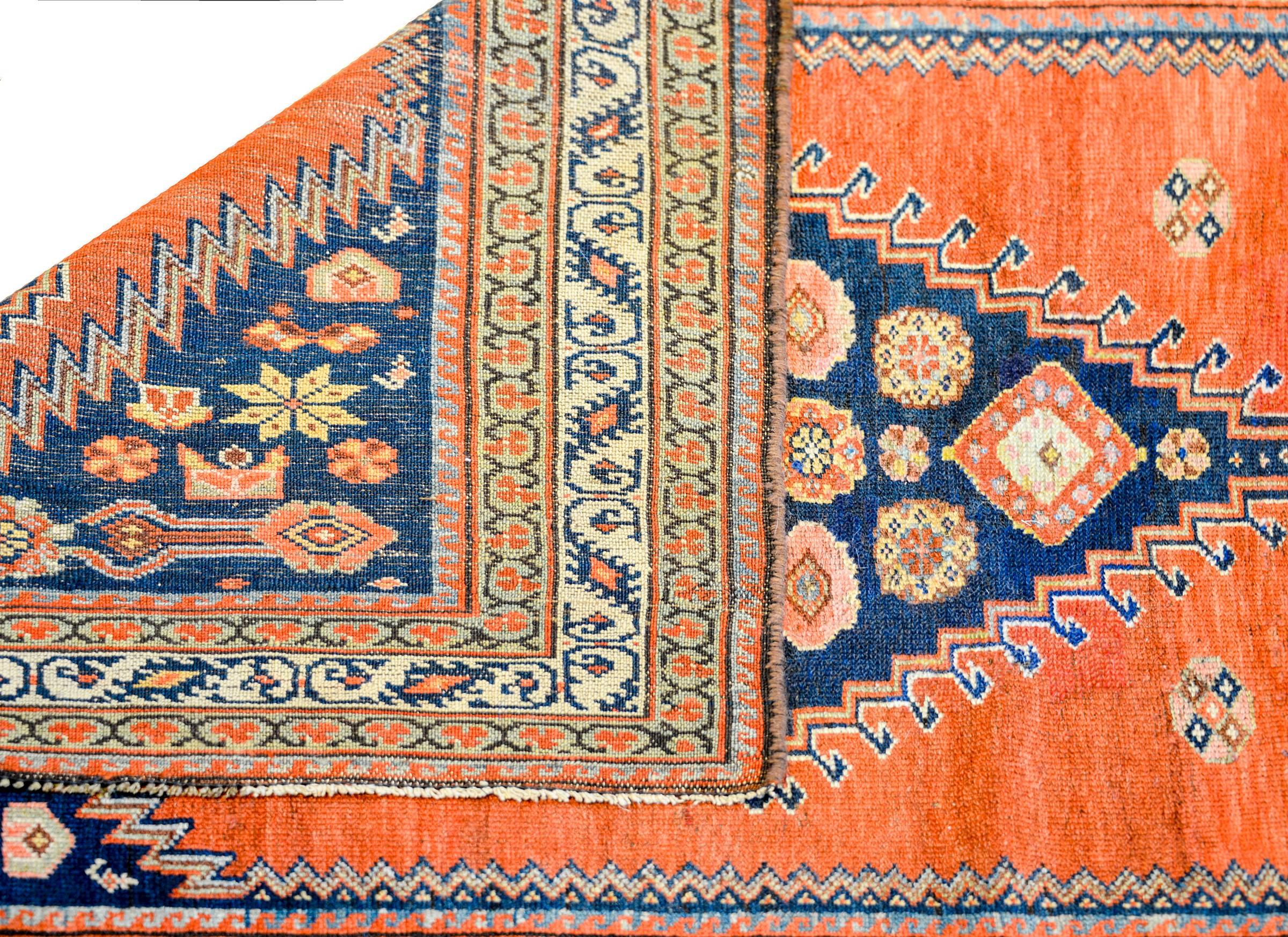 Persian Wonderful Late 19th Century Antique Azari Rug For Sale