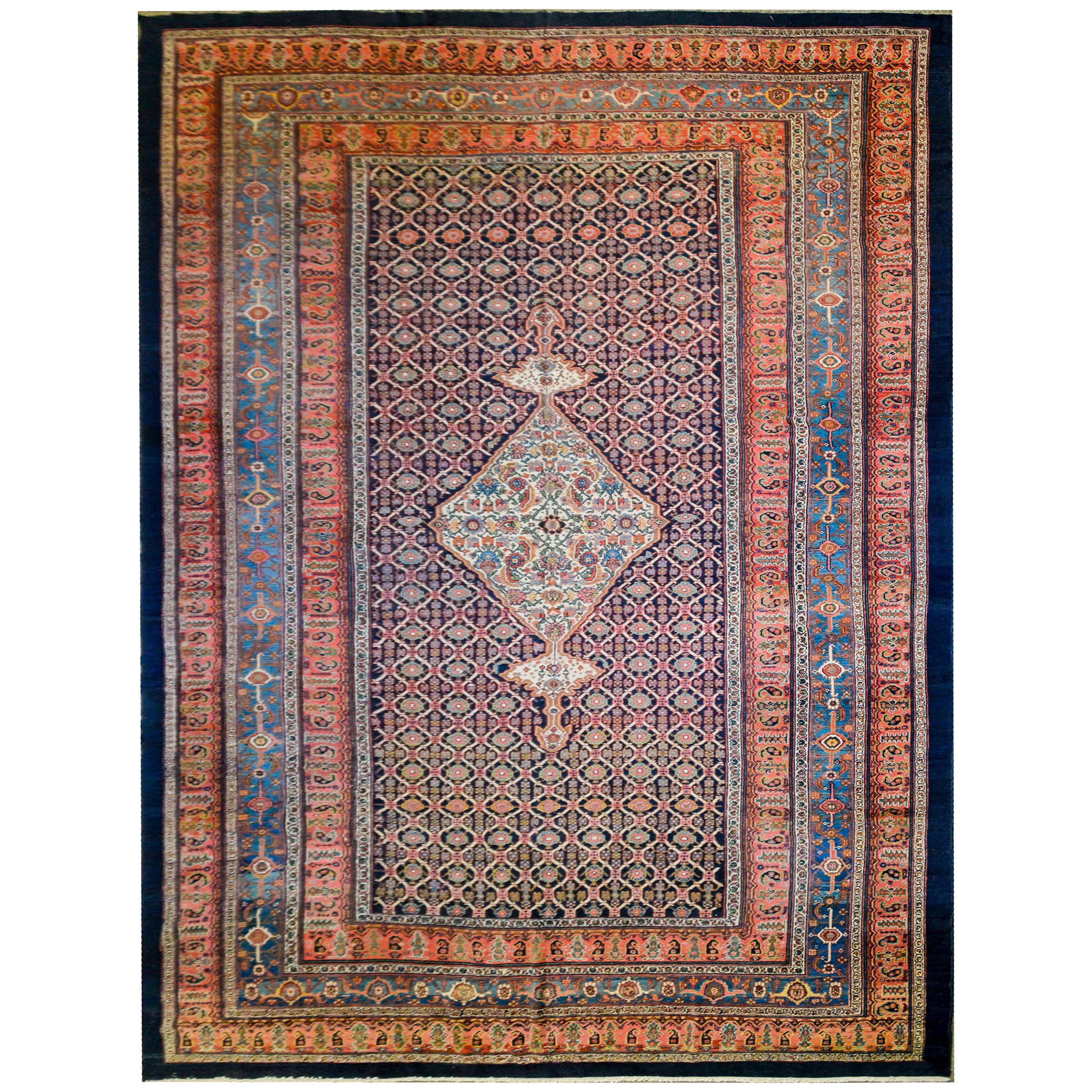 Wonderful Late 19th Century Bibikibad Rug