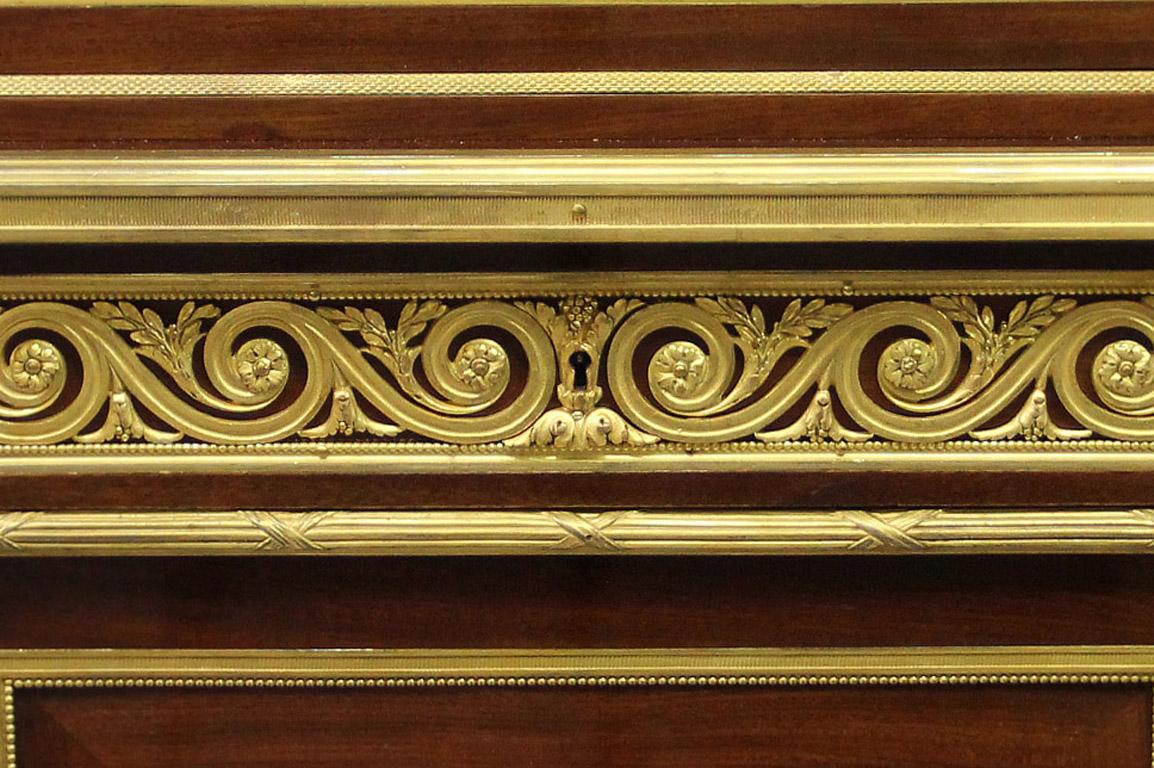 Belle Époque Wonderful Late 19th Century Gilt Bronze Mounted Vitrine Cabinet -Theodore Millet