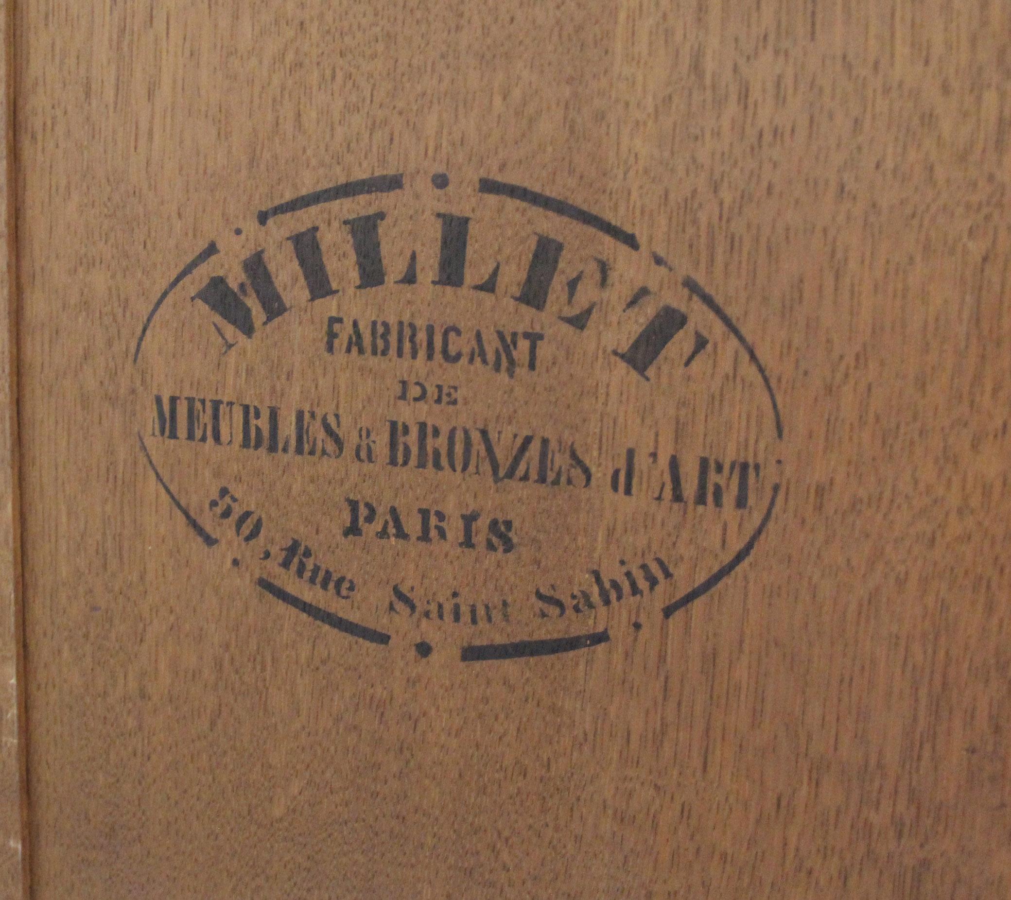Wonderful Late 19th Century Gilt Bronze Mounted Vitrine Cabinet -Theodore Millet 1