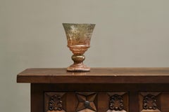 Wonderful Late 19th Century Vase in Weathered Mercury Glass