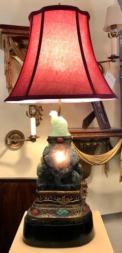 Wonderful Early 20th Century Fluorite Lamp