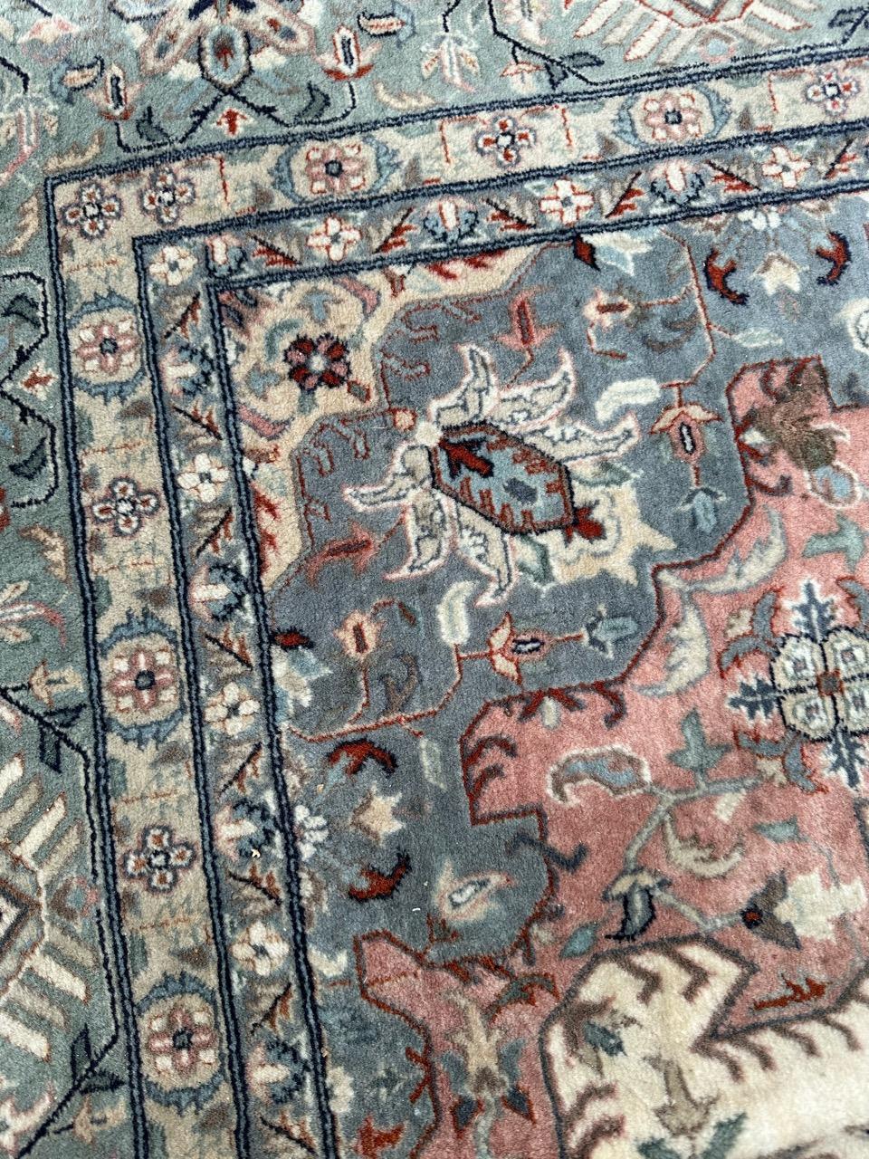 Merveilleux tapis du Pendjab de la fin du 20e siècle, d'une grande finesse en vente 2