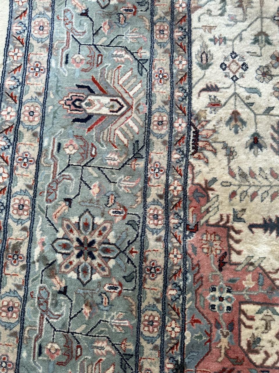 Merveilleux tapis du Pendjab de la fin du 20e siècle, d'une grande finesse en vente 3