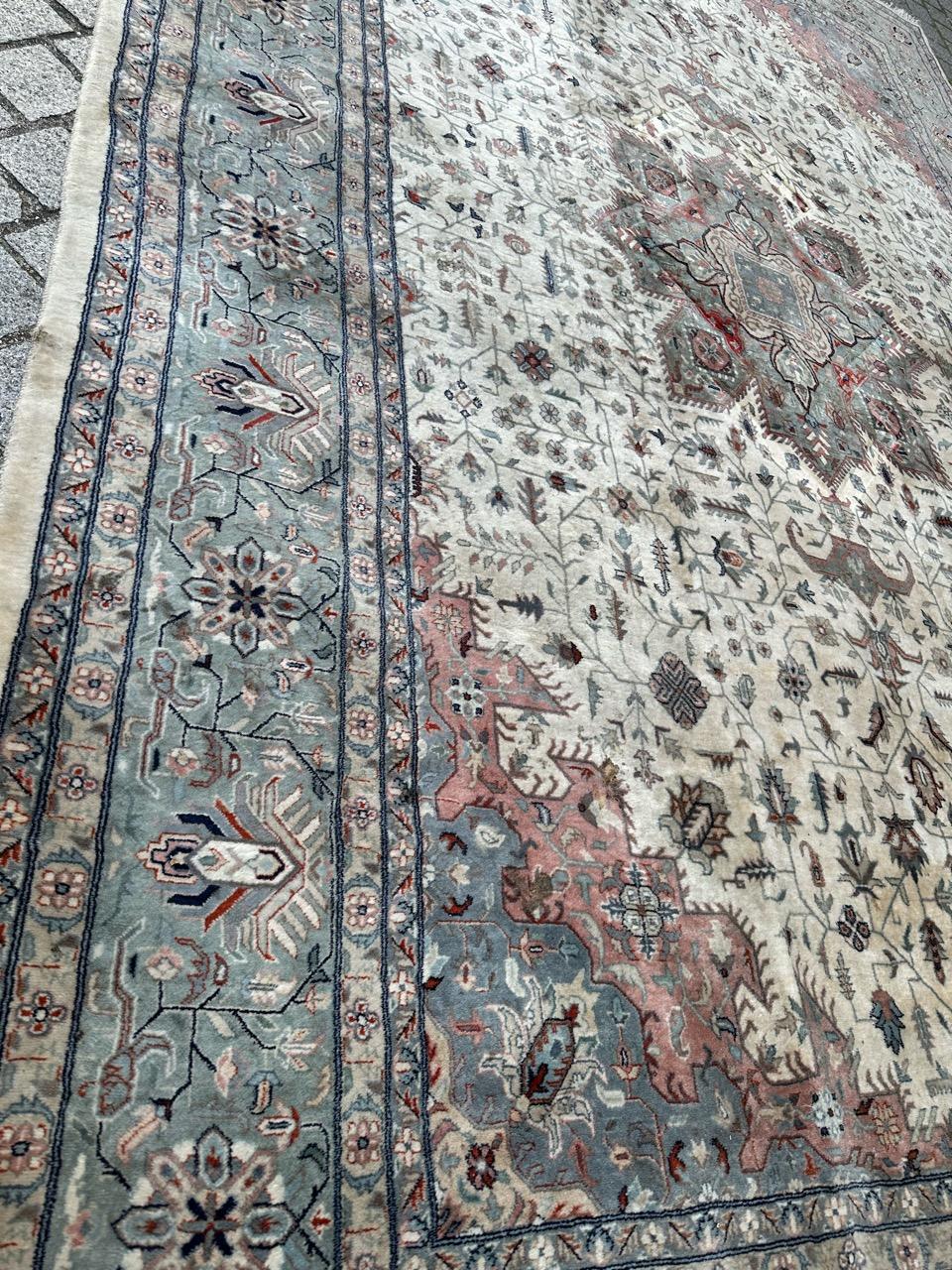 Merveilleux tapis du Pendjab de la fin du 20e siècle, d'une grande finesse en vente 4
