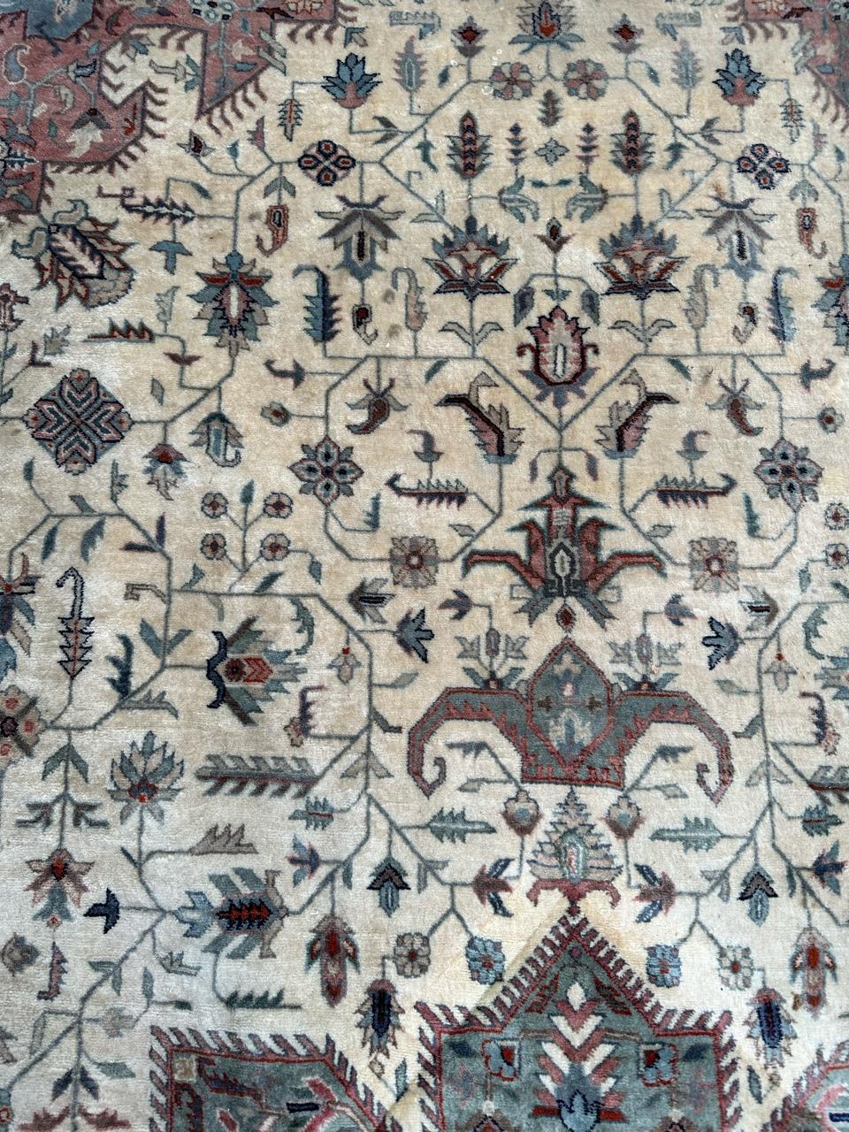 Tabriz Merveilleux tapis du Pendjab de la fin du 20e siècle, d'une grande finesse en vente